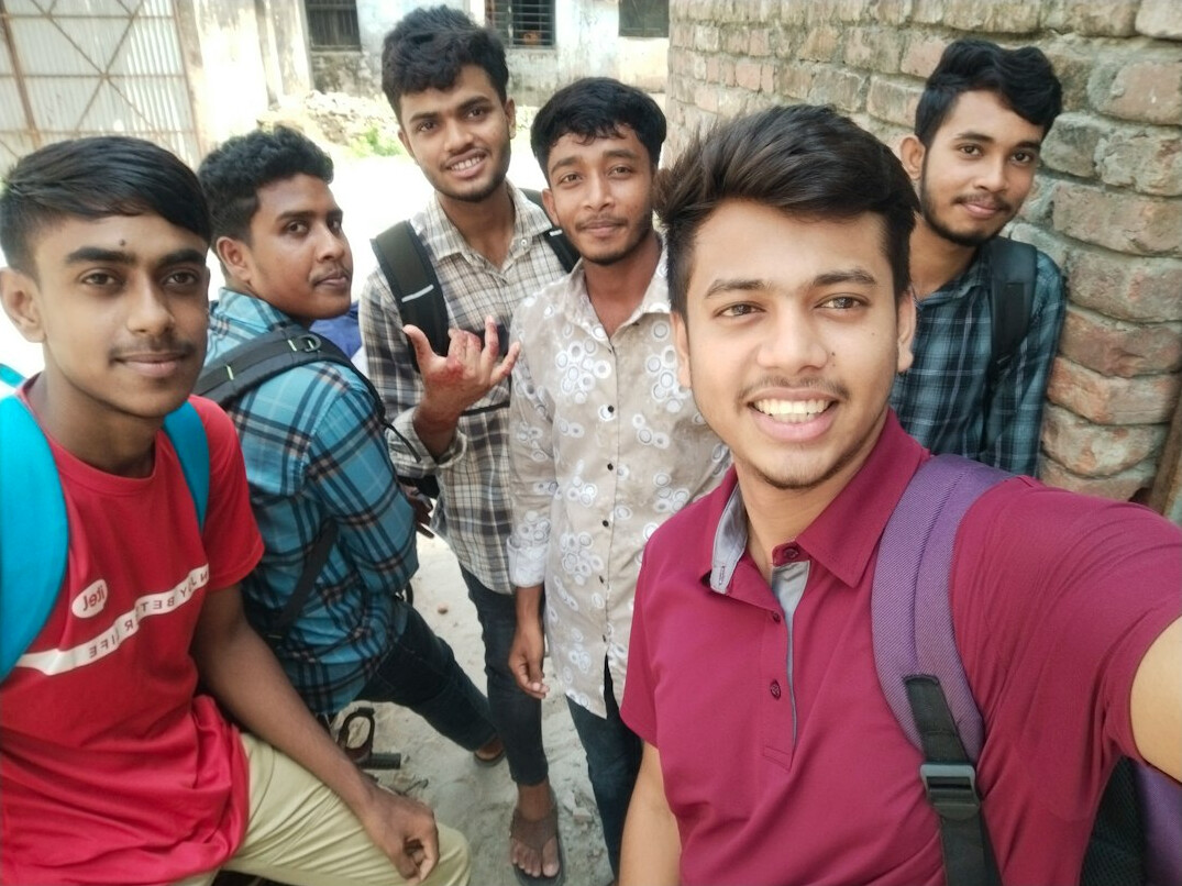 group of it students